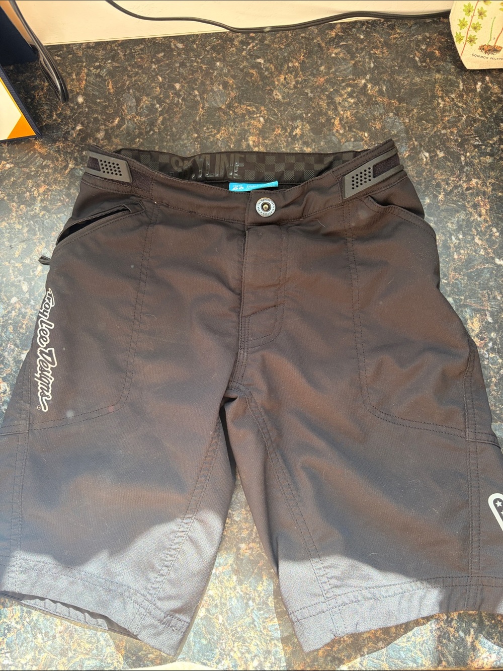 Troy Lee Designs Kids Black Performance Shorts